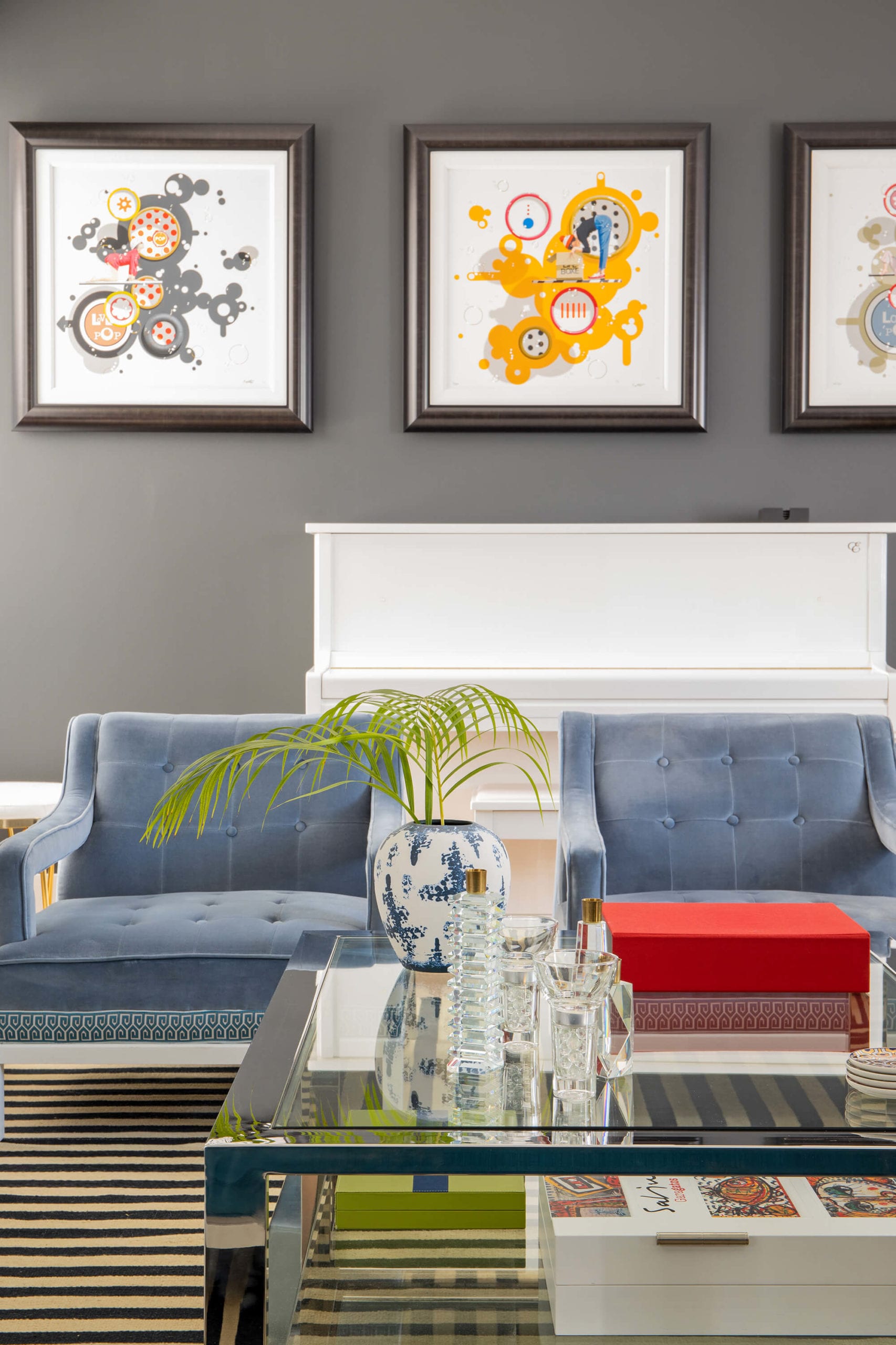 Interiors by Maite Granda - Coral Gables Eclectic - Living Room