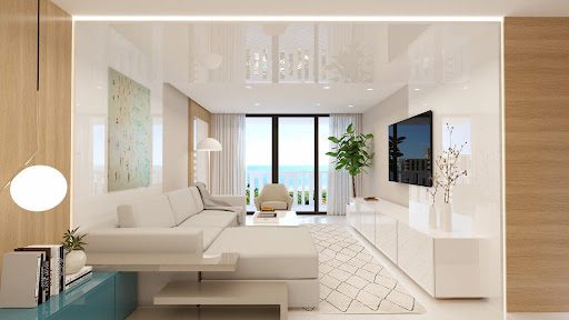 a sleek, luxurious interior designed by Maite Granda